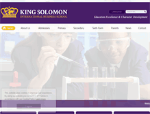 Tablet Screenshot of kingsolomonibs.com